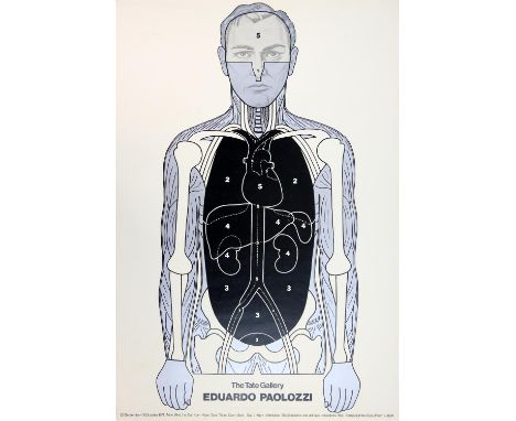 After Eduardo Paolozzi (British, 1924-2005), 'Tate Gallery, Eduardo Paolozzi' (1971). Lithograph exhibition poster, unsigned.