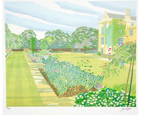 Jane Tippett (b. 1949), 'Lambeth Palace i and ii', two limited-edition lithographs. Signed in pencil to margin. 19 x 23.5cm e