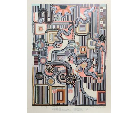 Eduardo Paolozzi (British, 1924-2005), 'Four German Songs' (1975). Screenprint. Signed and dated in pencil to margin. Sheet s