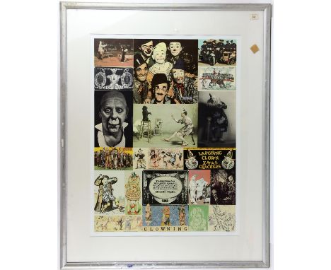Peter Blake RA (British, b. 1932), 'C is for Clowning'. Lithograph. Signed, titled and numbered 40/95 in pencil to margin. Fr