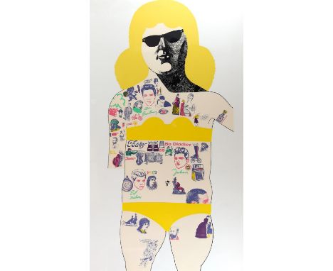 Peter Blake (British, b. 1932), 'Tatooed Lady' (1984). Print. Signed and numbered 23/100 in pencil to margin. Framed and glaz