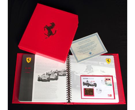 Ferrari official 50th Anniversary 1947-1997 limited edition Philatelic Collection,  a Chronicle of Fifty Years at the House o