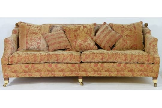 Duresta Hornblower Four Seater Sofa In Knole Style With Drop Ends And Upholstered Throughout In