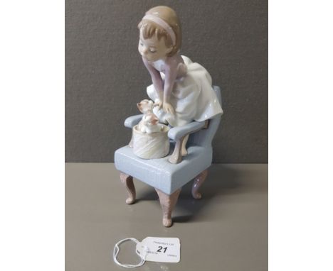LLADRO FIGURE 6512 PURR FECT FRIENDS  NO BOX