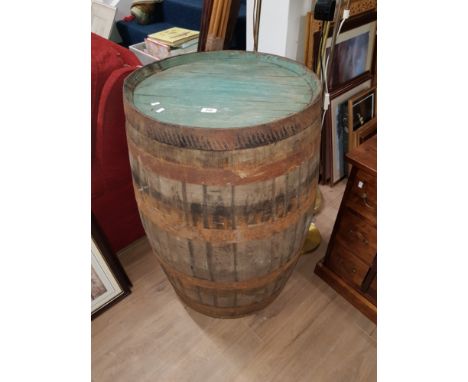 A VINTAGE WHISKEY BARREL