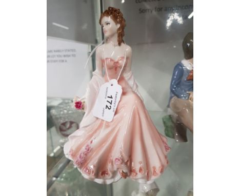 ROYAL WORCESTER FIGURE GLITTERING OCCASIONS