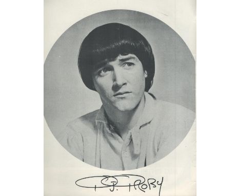 P J Proby Singer Signed Vintage Cilla Black And Pj Proby Show Programme By Pj Proby And Others. Good condition. All autograph