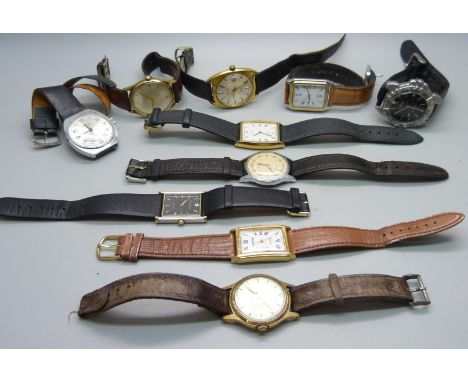 Wristwatches including Citizen, Montine, Rotary 