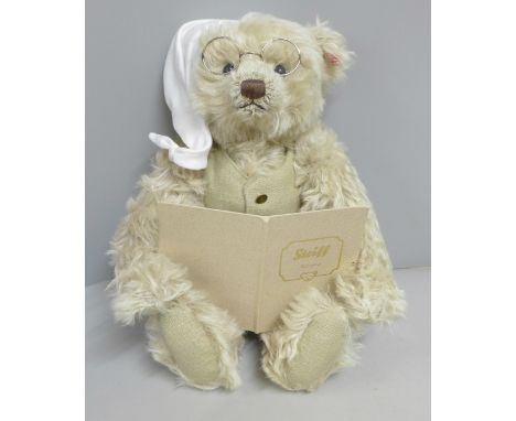 A Steiff grandfather teddy bear, limited edition, boxed 
