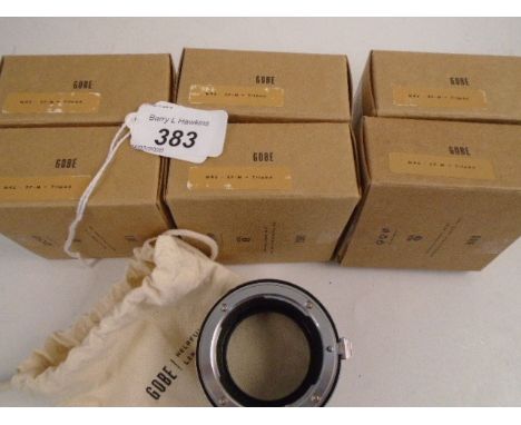 6 GOBE LENS ADAPTERS M42-EF-M TRIPOD