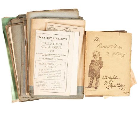 A Collection of early 20th Century Plays and Essays, mainly comprising works by Wilfrid Scawen Blunt, including 'The New Situ