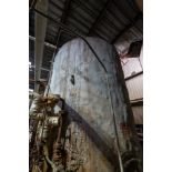 Vertical Carbon Steel Tank, Insulated, Flat Bottom, with Steam Coils, Rigging Fee: $700