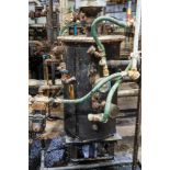 Seal Pot for Pump, Carbon Steel, Size Approx 18" dia x 2.5 ft tall, Sits on Platf, Rigging Fee: $150