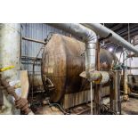 Horizontal Carbon steel Tank, Slight Dish Ends, Side and End Manholes, Rigging Fee: $1000