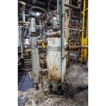 Vertical Carbon Steel Tank, Insulated, Approx 15 inch dia x 3 ft tall, Rigging Fee: $150