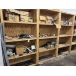 Contents of Shelf Units, Controls, Parts Misc, No Rigging Fee