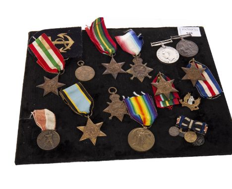 THREE WWI MEDALS AWARDED TO PTE. A. COSTIN, comprising the Great War for Civilisation Medal, the 1914-1915 Star and The Briti