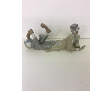 Large Lladro figure of clown and ball, perfect undamaged condition