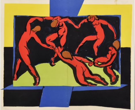 Henri Matisse (1869-1954) - Lithograph in colours - "The Dance", 1939, 13ins x 16ins, framed and glazed Note: Embossed with s