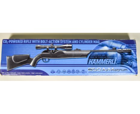 A Modern CO2 Powered Air Weapon by Hammerli, in original box Note - You must be over 18 to purchase this lot. We are unable t