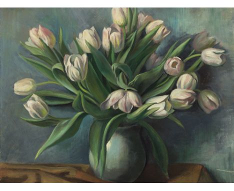 Ernst Honigberger (1885-1974), Öl auf Hartfaserplatte, Deutschland, nach 1945 signiert E. Honigberger unten links 50 x 60 cm,
