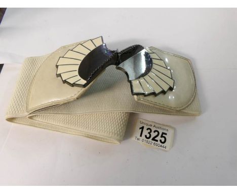 An art deco ladies belt