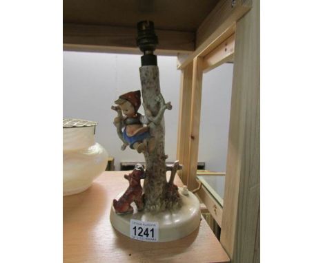 A Goebel lamp base