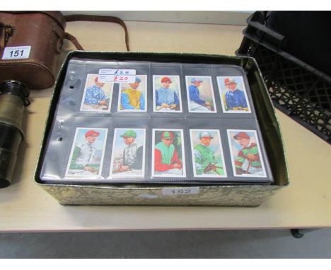 19 sets of cigarette cards