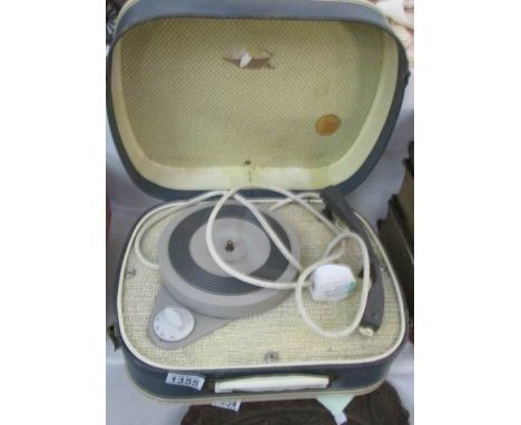 A 1950's Fidelity suitcase record player