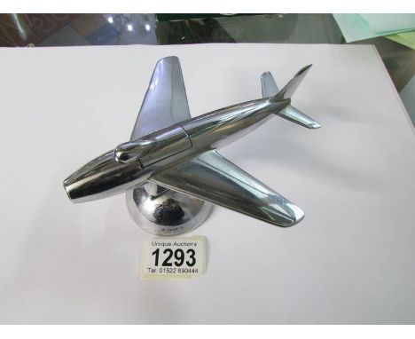 A Dunhill jet plane table lighter