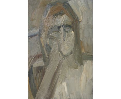 SCHOOL OF BOMBERG (BRITISH 20TH CENTURY) HEAD AND SHOULDERS PORTRAIT OF A WOMAN Oil on canvas, 76 x 51cm (30 x 20") Condition