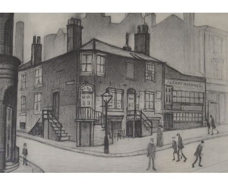 •LAURENCE STEPHEN LOWRY RBA, RA (BRITISH 1877-1976)GREAT ANCOATS STREETOffset Lithograph, publisher's stamp, signed and numbe