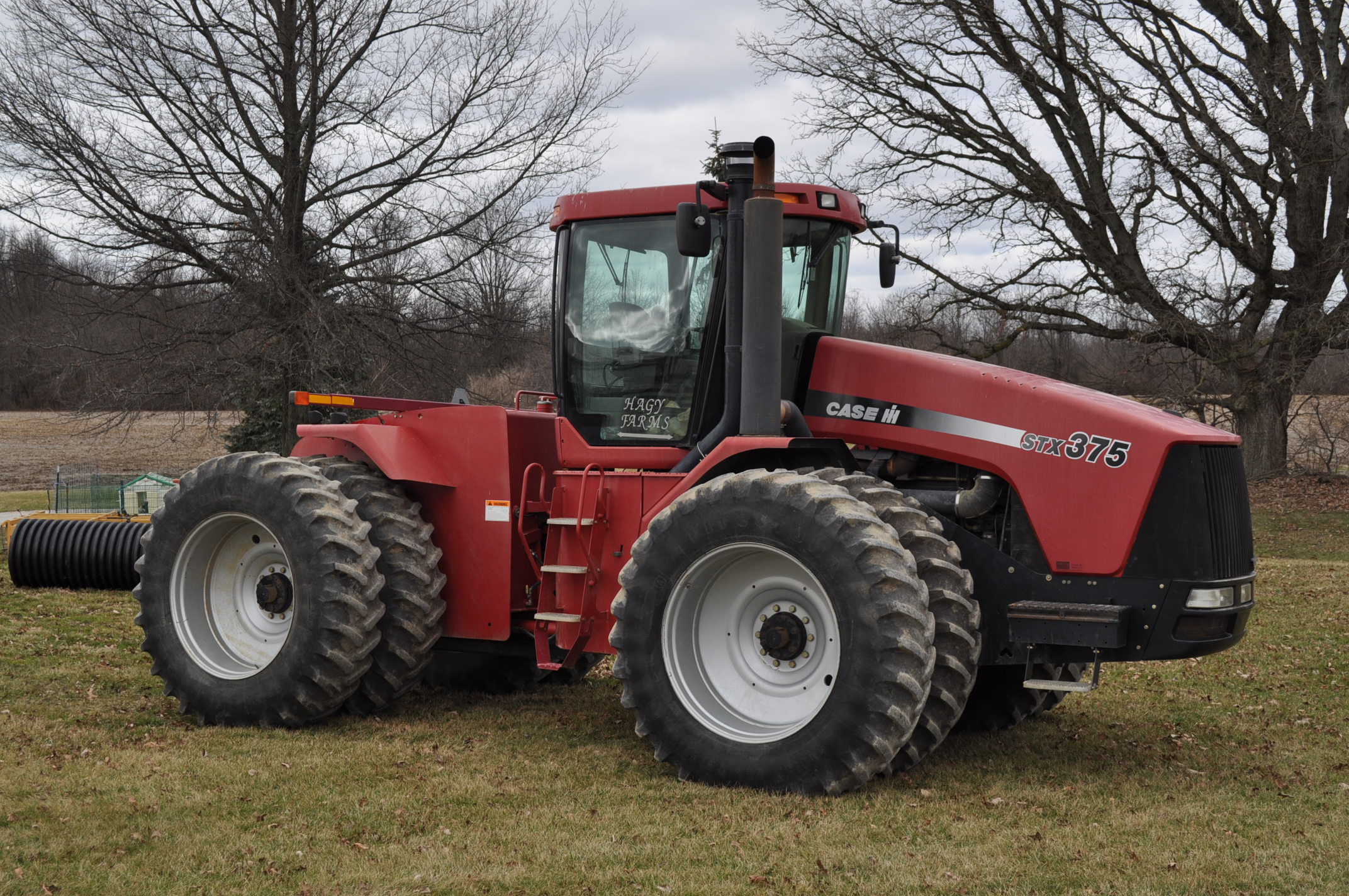 Case IH STX 375 4WD tractor, 2261 hrs, 4 remotes, bareback, 20.8R42