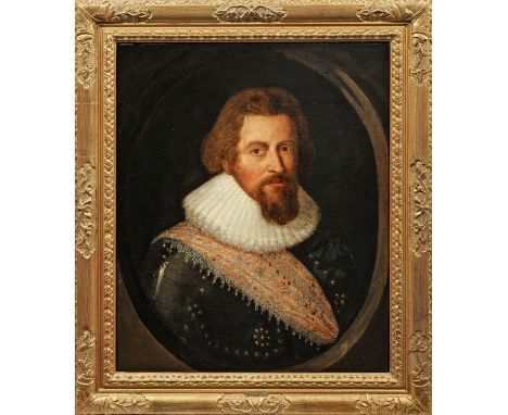 Anthony (Anthonis) van Dyck(1599 Antwerpen - 1641 Blackfriars/London) UmkreisBrustbildnis eines vornehmen, hochstehenden Herr