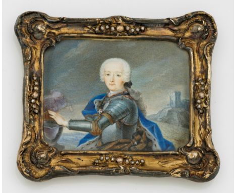 Deutscher Porträtmaler(Tätig im 18. Jh.)Miniaturporträt von Ludwig Ernst Herzog zu Braunschweig-Wolfenbüttel (1718-1788)Halbf