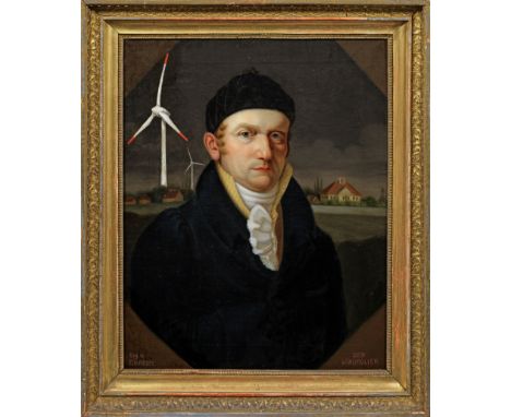 Eike Heinrich Redel(Geb. 1951 Castrop-Rauxel. Ansässig in Horstmar)"Der Windmüller". OriginaltitelRedel überarbeitete das Bie