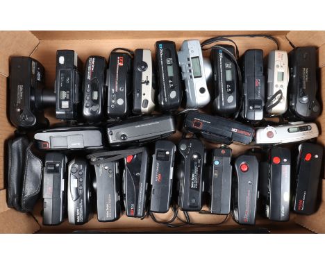 A Tray of Vivitar and other Compact Cameras, Vivitar models including PS:35, 480 PZ, 370 Z, EZ 100, PS:20, 470 PZ, SP 35, C 3