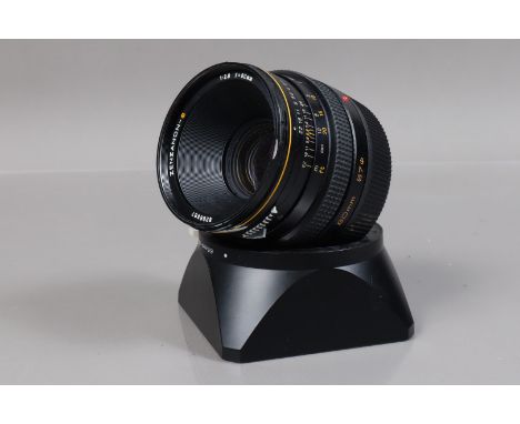 A Zenza Bronica Zenzanon S 80mm f/2.8 Lens,  SQ-A SQ-Ai etc mount, serial no 8206887, barrel G, light wear, elements G, some 