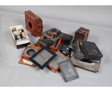 Two Zeiss Ikon Baby Ikonta 520/18 Folding Cameras,  two 3 x 4cm roll film cameras, one with a Compur-Rapid shutter, other a C