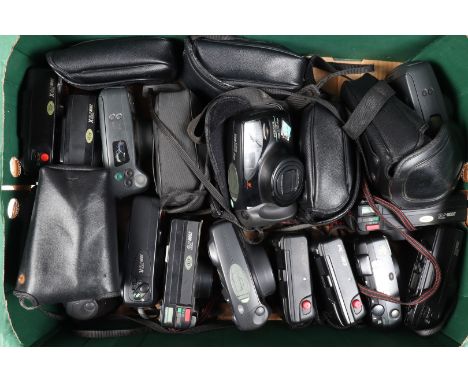 A Tray of Pentax Compact Cameras, 19 approx examples; models including Espio 120, PC 303, Zoom 70, Zoom 70X, Zoom 90, Zoom 90