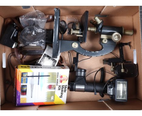 A Zeiss Ikon 524/16 Ikonta and other Items, shutter working, rangefinder unclear, body G, with 75mm f/3.5 Tessar lens element
