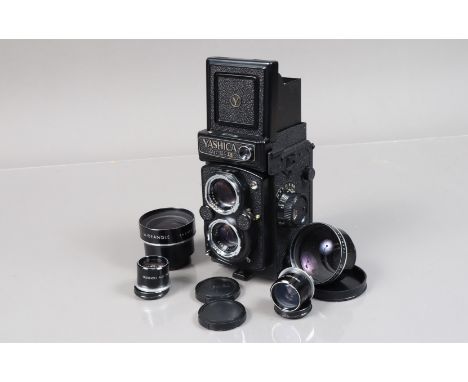 A Yashica Mat-124 G TLR Camera, serial no 4122100, body G, corrosion in battery compartment, mild dirt to mirror and screen, 