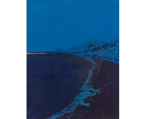 Tom Hammick Limited Edition print entitled 'Yellow Sands 2' 63/90. Signed, dated, and numbered in pencil. Advanced Graphics L