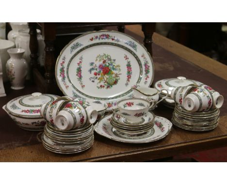 A Paragon part dinner / tea service decorated in The Tree of Kashmir design.