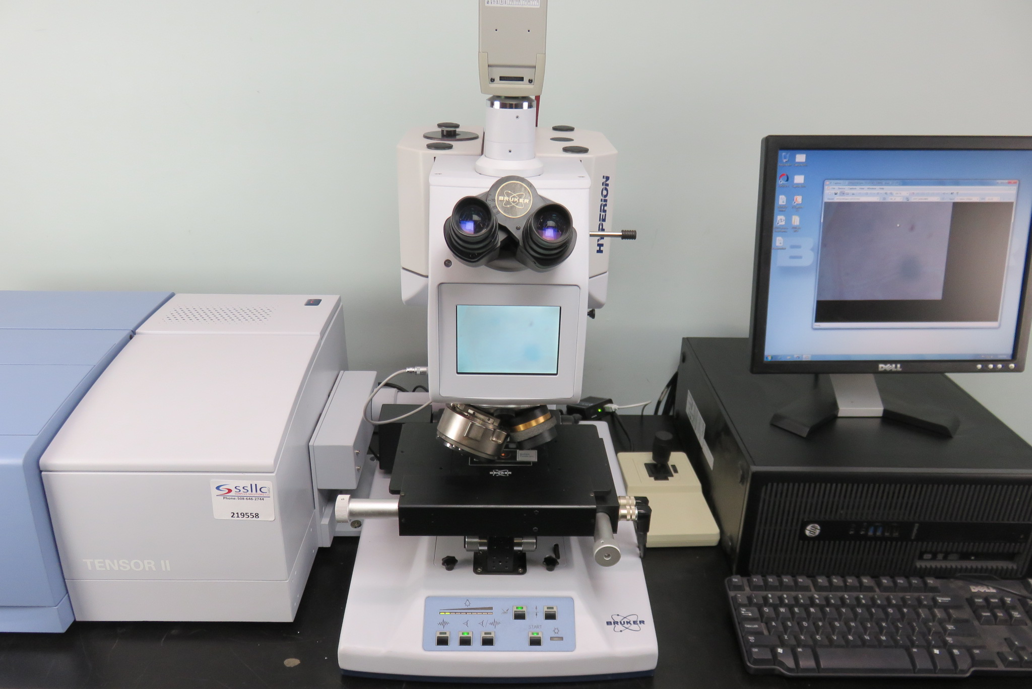 Bruker Tensor II FTIR System , includes FTIR, OPTIK Microscope with CCD ...