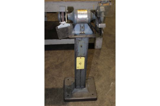Bench Grinder Baldor 1 3 Hp Motor On Fabricated Stand
