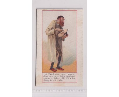 Cigarette card, Cope's, Dickens Gallery (Solace Back), type card, no 16 (light foxing, gd) (1)  
