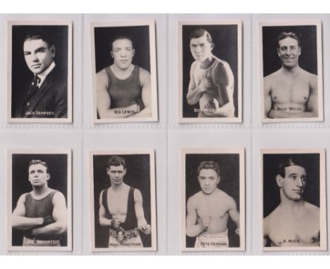 Trade cards, Amalgamated Press, Sportsmen, 'M' size (set, 66 cards) inc. Boxers, Jockeys, Cricketers, Footballers etc (vg) 