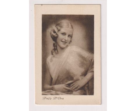 Trade card, CWS, Advertising card showing Daify D'Ora with product list &amp; ad for CWS Preserve Works, Reading &amp; Action