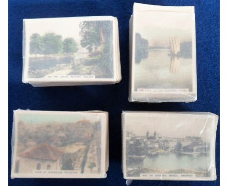 Cigarette cards, Bucktrout, Around the World/Places of Interest (set of 416 hand coloured photographic cards, all wrapped, ap